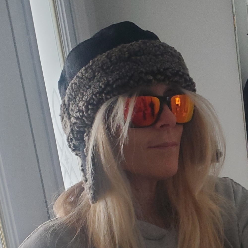 Sheepskin Shearling Fur Winter Trapper Hat